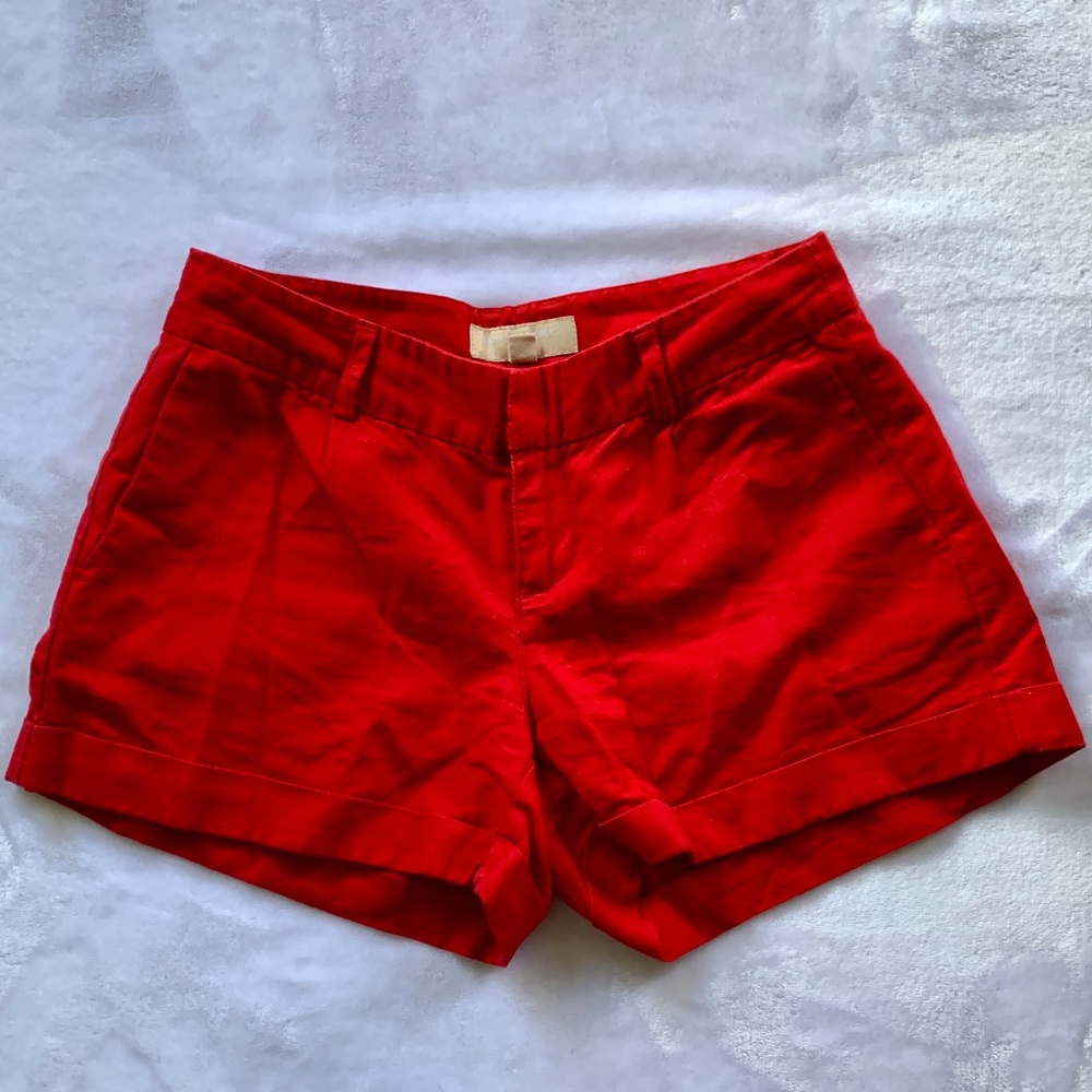 Banana Republic Red Shorts Size 0
